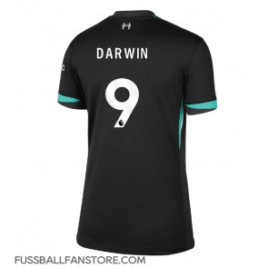 Liverpool Darwin Nunez #9 Replik Auswärtstrikot Damen 2024-25 Kurzarm